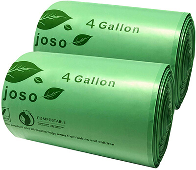 Aijoso ASTM D6400 Compostable Trash Bags