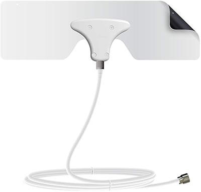 Mohu Leaf Metro Indoor Portable TV Antenna, 25 Mile Range, Reversible, Paintable 4K-Ready HDTV