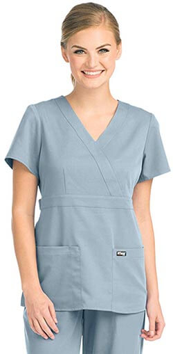 Barco - Grey's Anatomy 4153 Women's Mock-Wrap Scrub Top