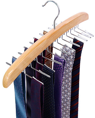 Ohuhu Wooden Tie Rack