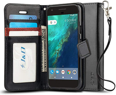 J&D Wallet Case for Google Pixel