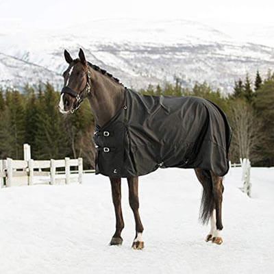 Horze Nevada 1200D Waterproof Turnout Sheet - Size: 78-Black