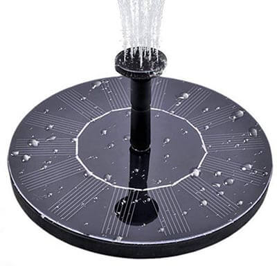 MADETEC Solar Birdbath Fountain Pump