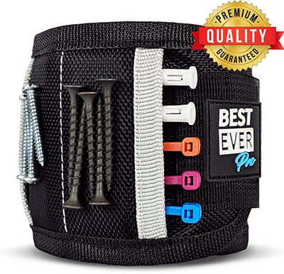 Best Ever Pro Magnetic Wristband with Strong Magnets and Pockets