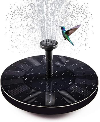 Soyond Solar Birdbath Fountain Pump Kit