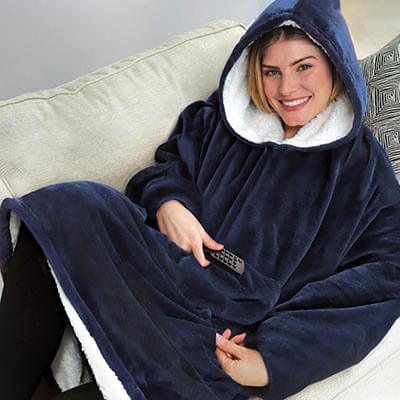 Ontel Huggle Hooded Robe Sweatshirt