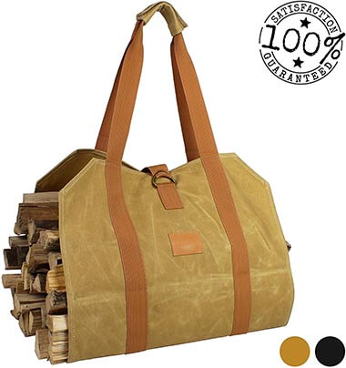 Off the Grid Firewood Log Wood Carrier Bag