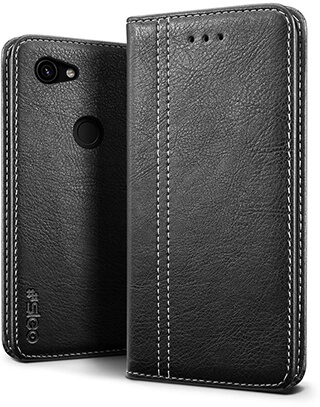 SLEO Luxury Retro Wallet Premium Leather Flip Case