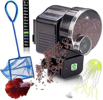 PELEPET Automatic Fish Feeder, Aquarium Feeder