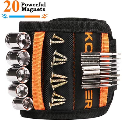 Komkaer Wrist Band Tool Belt Magnetic Wristband