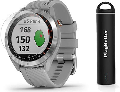 Garmin Approach S40 Golf GPS Smartwatch Bundle