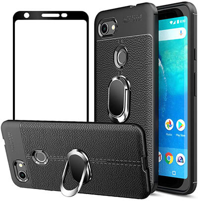 BestAlice Slim Fit Shockproof Leather Case with Screen protector