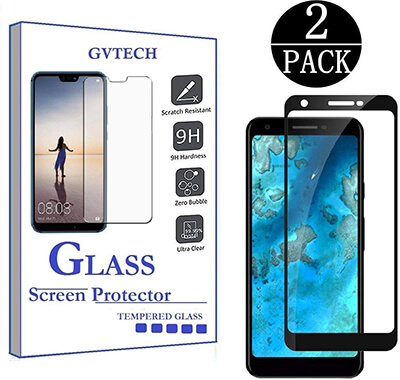 GVTECH Google Pixel 3A XL Full Coverage Screen Protector