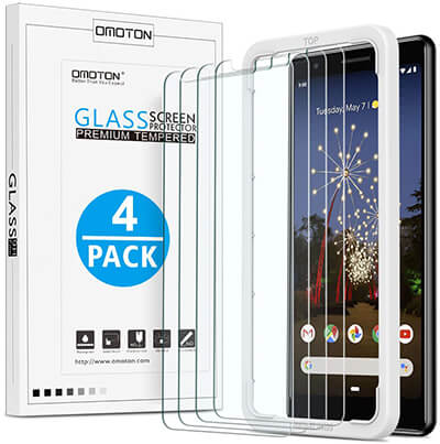 OMOTON Google Pixel 3a XL Laser Cut Screen Protector