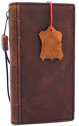 JAFO Genuine Leather Wallet Case for Google Pixel 3a