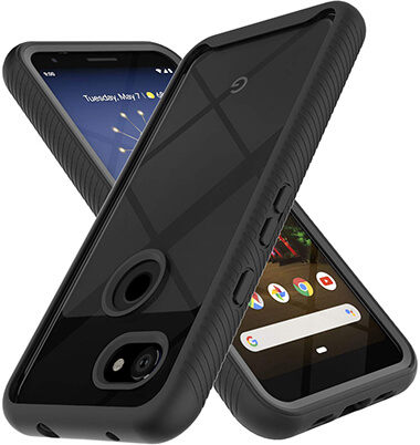 Amagel Full-Body Rugged Clear Dual Layer Pixel 3A XL Case