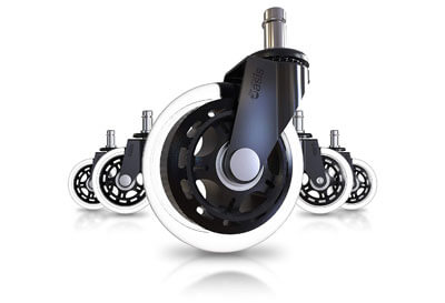 360 Degree Rotation Used for Skateboard Wheels Office Chair Casters Double Safety Lock Push Wheels Castor wheels Castor Wheels No Noise Color : Style2, Size : 6in Polyurethane