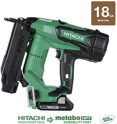 Hitachi NT1850DE 18V Cordless Brad Nailer