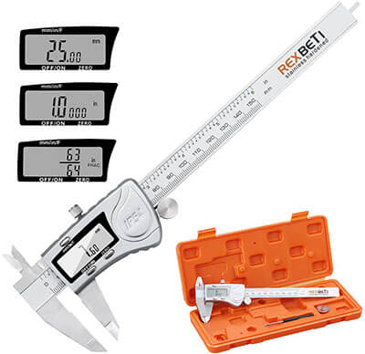 REXBETI Digital Caliper 6’’ Micrometer Measuring Tool