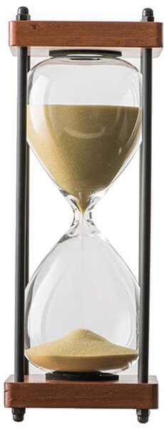 Bellaware Large Hourglass, 30 Minutes Wooden Sand Timer