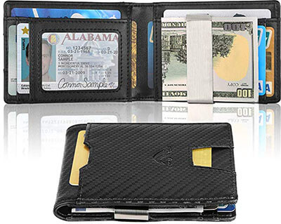 FinalBase Money Clip Slim Front Pocket Wallet