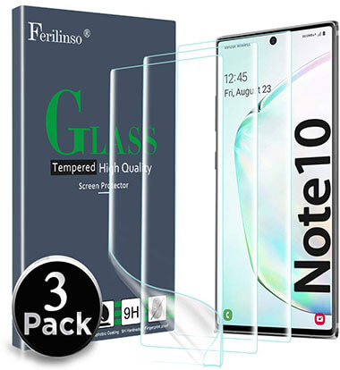 Ferilinso Screen Protector for Samsung Note 10