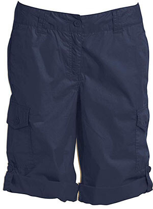 Ellos Women's Plus Size Convertible Cargo Shorts