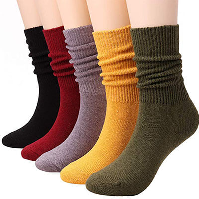 TINTAO 5 Pairs Women Comfortable Crew