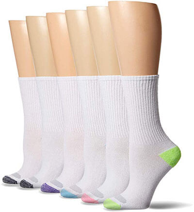 Hanes Women's Crew Socks