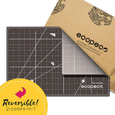 Ecopeco 12" x 18" Self Healing Cutting Mat