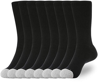 WANDER Women's Athletic Crew Socks 8 Pairs