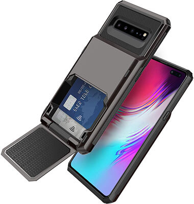 Yunerz Samsung Galaxy S10 5G Case with Card Wallet Holder