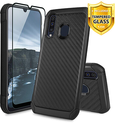 TJS Phone Dual Layers Samsung Galaxy A50 Case