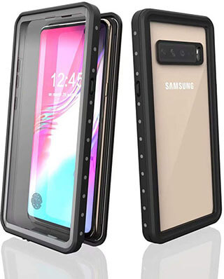 Mangix Galaxy S10 5G Case with Built-in Screen Protector