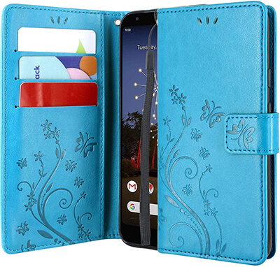 CMIDUS PU Leather Wallet Flip Kickstand Case