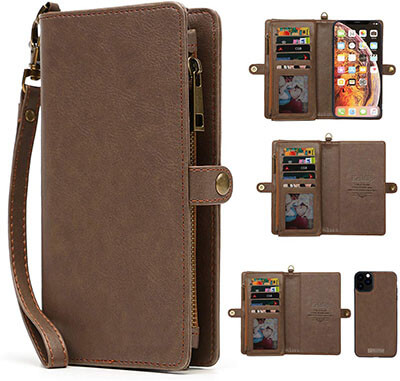 KelaSip Leather iPhone 11 Pro Wallet Case