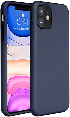 Miracase Liquid Silicone Case for iPhone 11