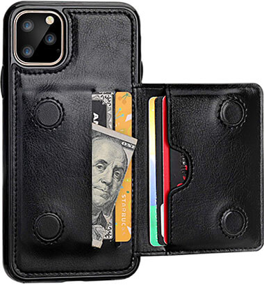 KIHUWEY iPhone 11 Pro Max Wallet Case