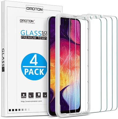 OMOTON Galaxy A50 A30 Screen Protector