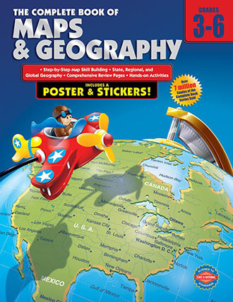 Carson Dellosa – The Complete Book of Maps & Geography, Social Studies