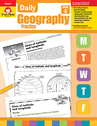 Evan Moor Daily Geography Practice, Grade 4