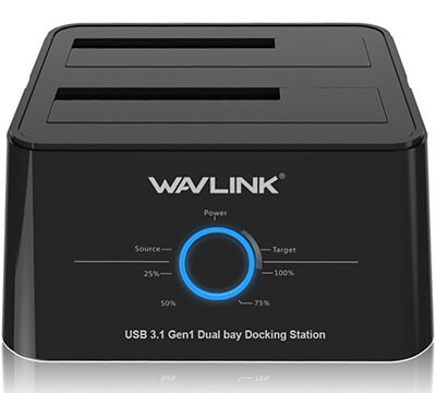 Wavlink USB C 3.1 to SATA Dual Bay Docking Station