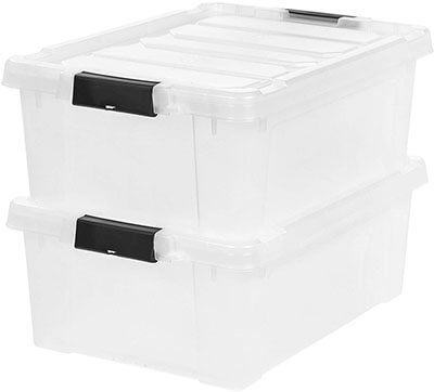 IRIS 11.75 Gallon Store-it-All Stackable Utility Tote