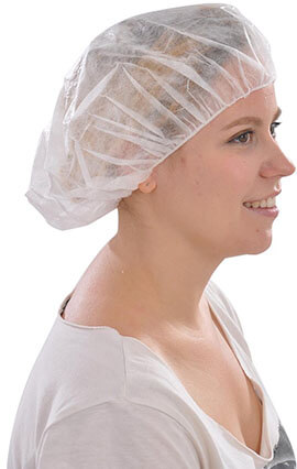 Raytex 21" Disposable Hair Net Bouffant Cap