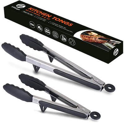 Ofargo Stainless Steel Salad Tongs Kitchen Tongs