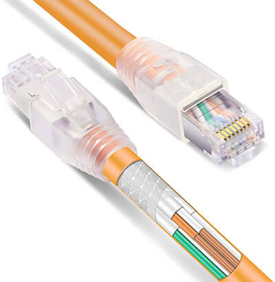 CNCOB 8p8c Cat8 40Gbps Ethernet Cable Internet Connection Cable