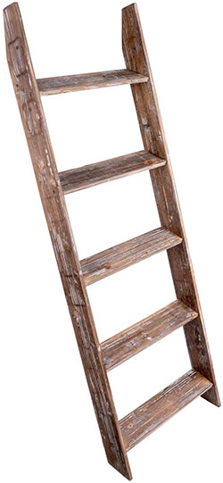 Simply Superlative Wooden Blanket Ladder