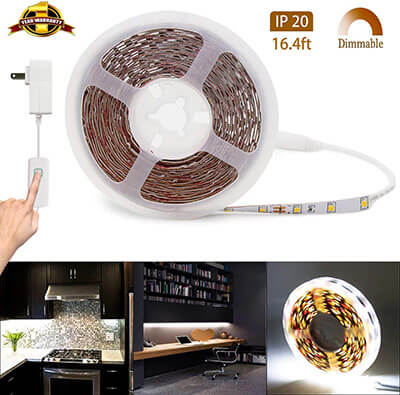 MY BEAUTY LIGHT LED Strip Lights Dimmable Rope Light