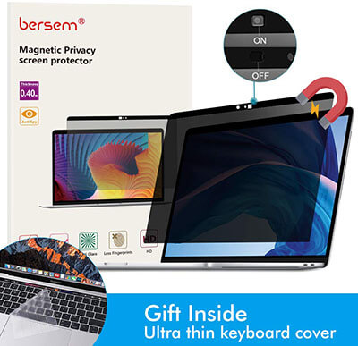 BERSEM MacBook Pro 13 Magnetic Privacy Screen Protector
