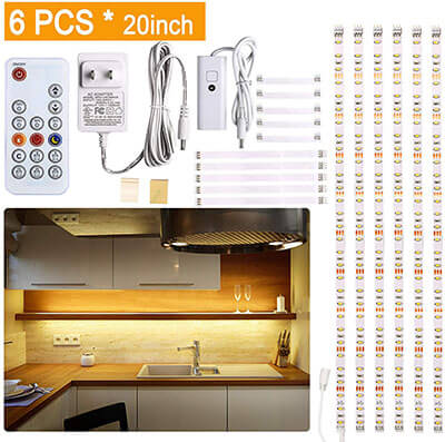 WOBANE Under Cabinet LED Lighting Kit